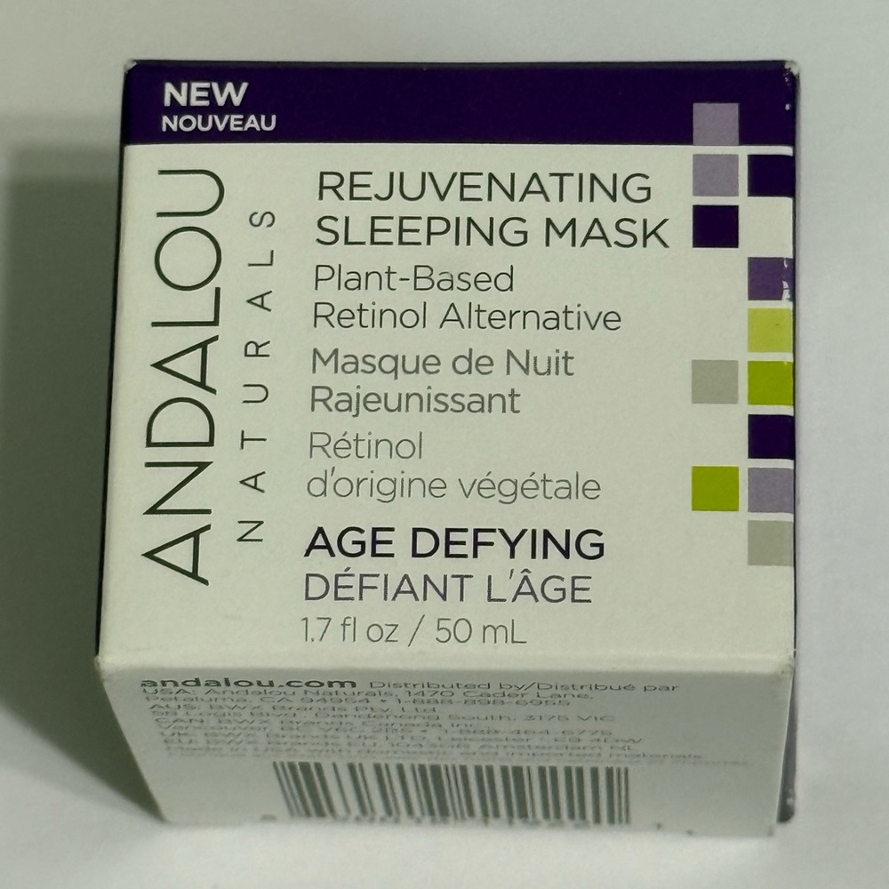 Andalou Naturals Rejuvenating Sleeping Mask 1.7 oz
